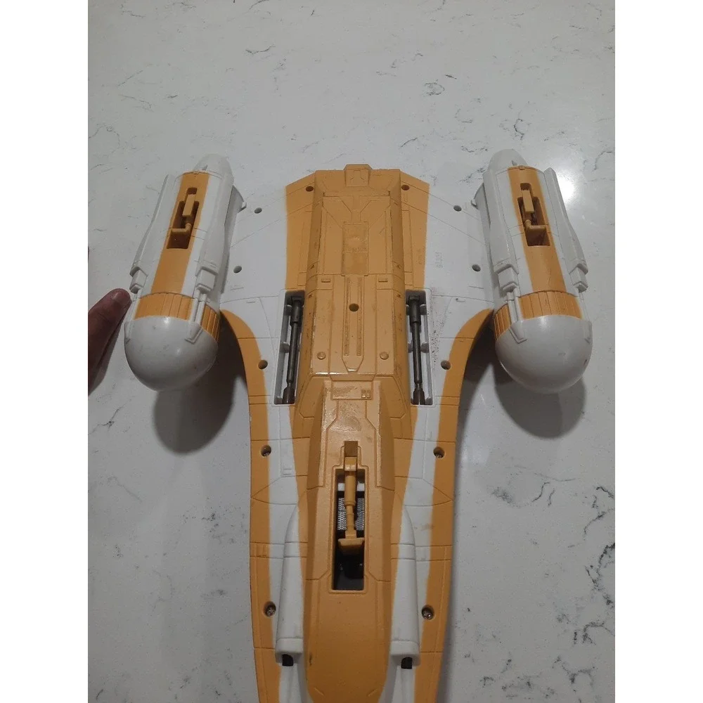 STAR WARS Y-Wing Fighter Bomber Clone Wars HASBRO Incomplete Toy Ship Lucas Rare